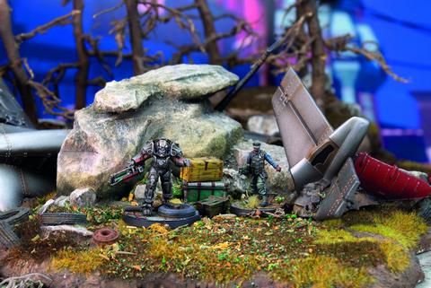 Fallout: Wasteland Warfare - Brotherhood of Steel - Elder Maxon and Captain Kells - for just $32! 