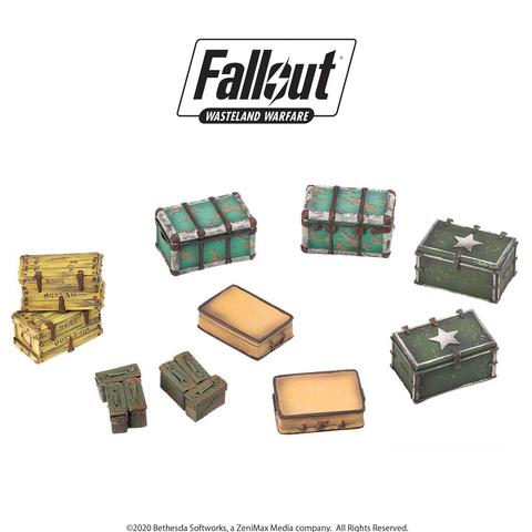 Fallout: Wasteland Warfare - Terrain Expansion - Cases and Crates - for just $13! 