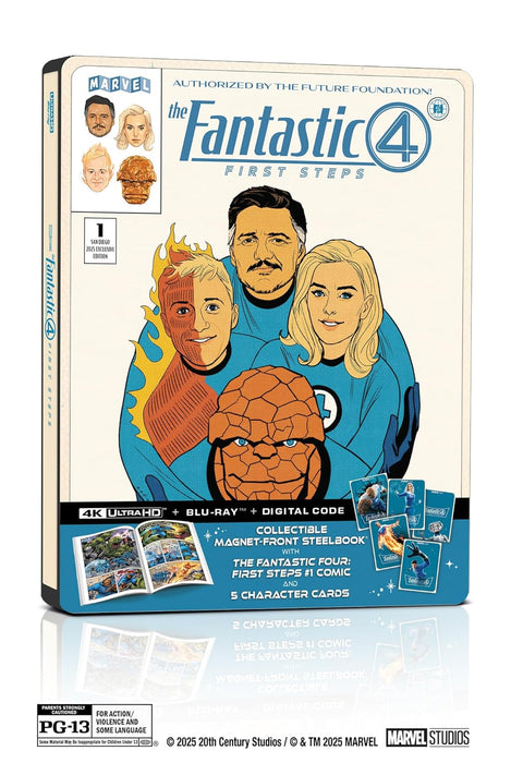 Fantastic Four: First Steps - Amazon Exclusive Steelbook Collector's Edition (4K UHD + Blu-ray + Digital) - for just $99.99! 