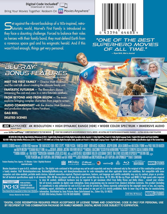Fantastic Four: First Steps - Amazon Exclusive Steelbook Collector's Edition (4K UHD + Blu-ray + Digital) - for just $99.99! 