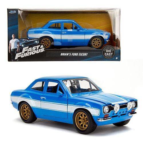 Fast and the Furious Brian's Ford Escort RS2000 MK1 1:24 Scale Die-Cast Metal Vehicle - Just $17.69! Shop now at Retro Gaming of Denver