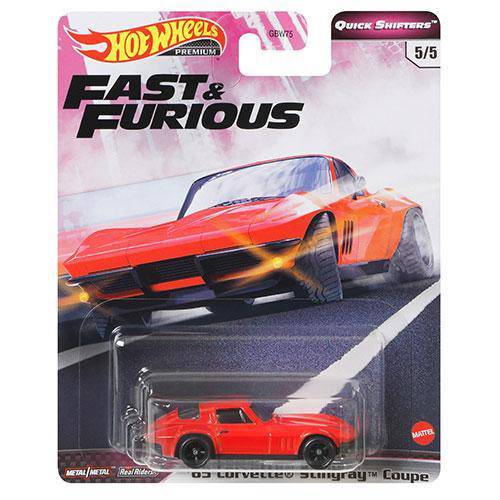 Fast & Furious Hot Wheels Premium Fast GT Vehicle 2020 - 5/5 '65 Corvette Stingray Coupe - for just $12.67! 