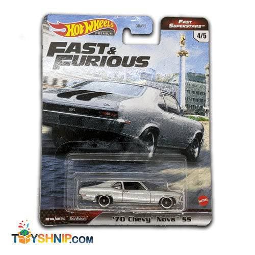 Fast & Furious Hot Wheels Premium Vehicle 2021 - 4/5 '70 Chevy Nova SS - for just $12.67! 