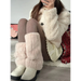 Faux Fur Leg Warmers – Harajuku Plush Lolita Boot Covers - for just $50.95! 