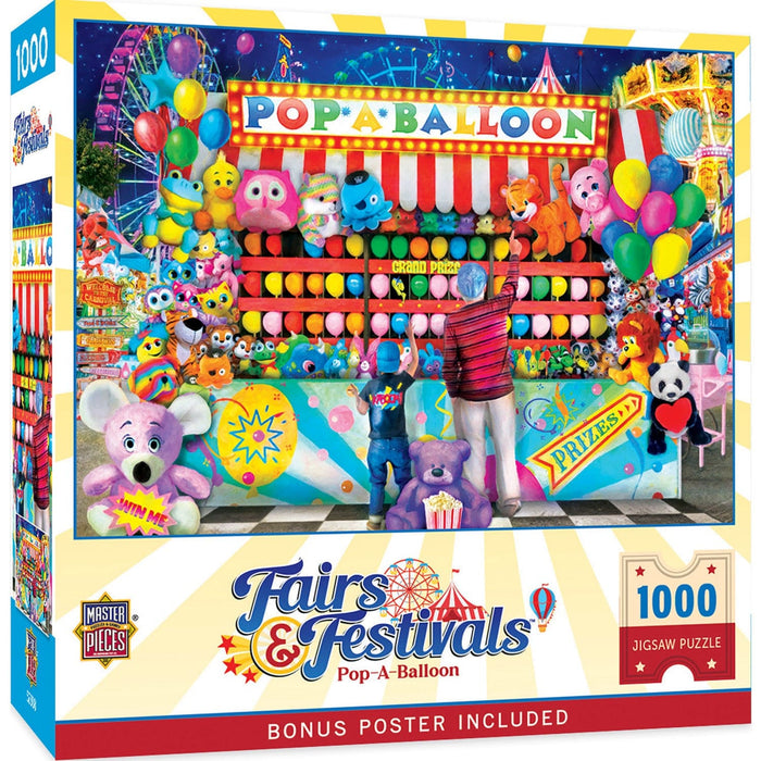 Fairs & Festivals - Pop-A-Balloon 1000 Piece Jigsaw Puzzle - for just $9.99! 