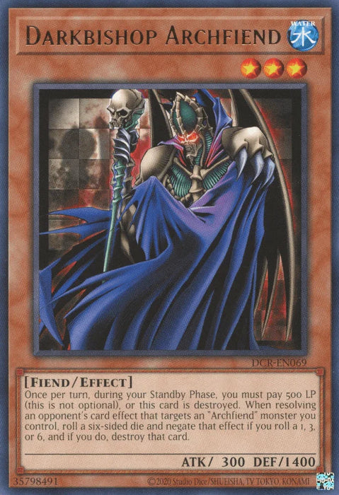 Darkbishop Archfiend [DCR-EN069] Rare - for just $0.10! 