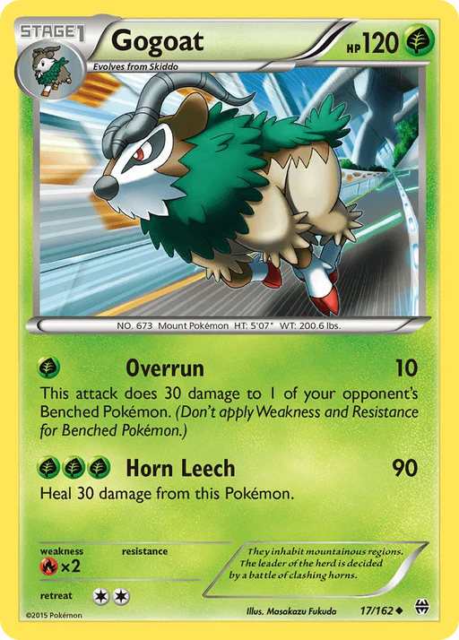 Gogoat (17/162) [XY: BREAKthrough] - for just $0.10! 