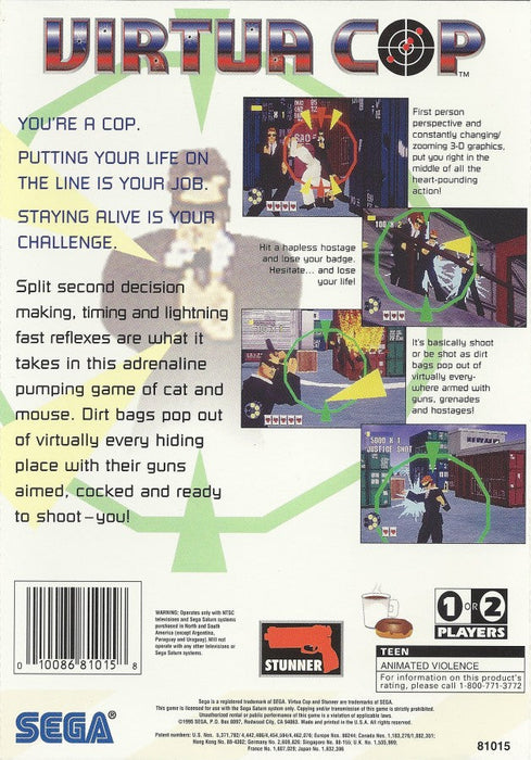 Virtua Cop – Sega Saturn (SS) - for just $12.99! 