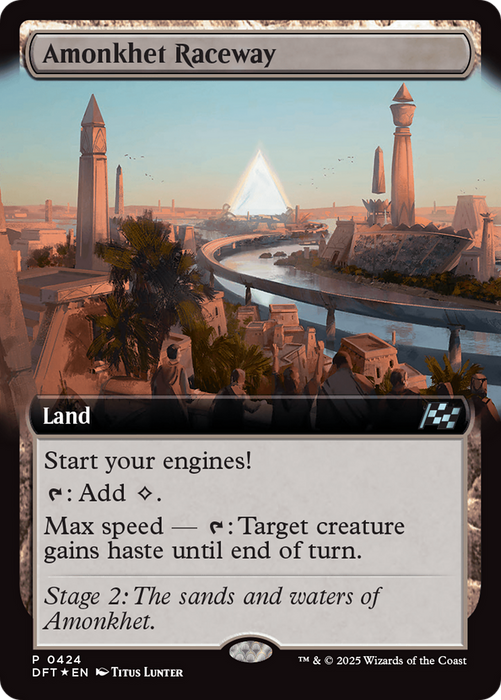 Amonkhet Raceway (DFT-424) - Aetherdrift: (Extended Art) Foil - for just $0.13! 