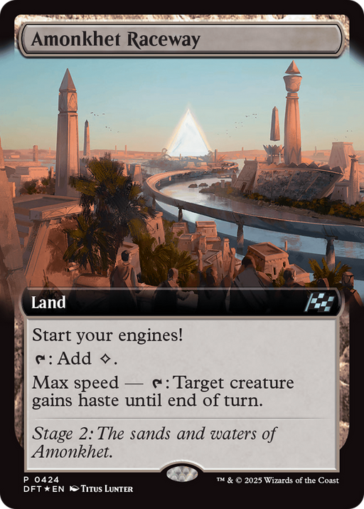 Amonkhet Raceway (DFT-424) - Aetherdrift: (Extended Art) Foil - for just $0.13! 