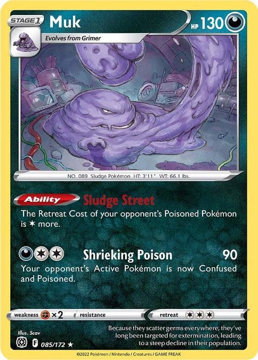 Muk (085/172) [Sword & Shield: Brilliant Stars] - for just $0.10! 