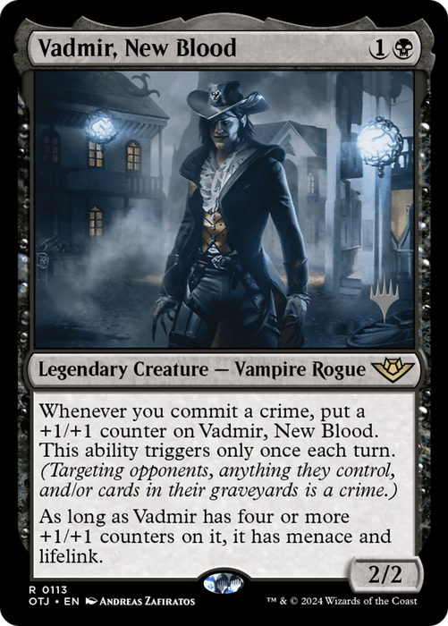 Vadmir, New Blood (PPOTJ-113) - Outlaws of Thunder Junction Promos - for just $0.12! 