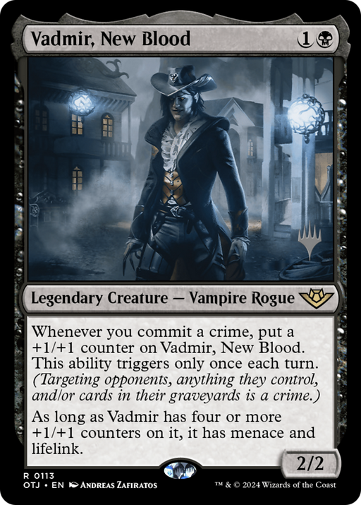 Vadmir, New Blood (PPOTJ-113) - Outlaws of Thunder Junction Promos - for just $0.12! 