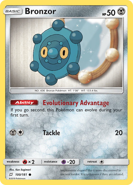 Bronzor (100/181) [Sun & Moon: Team Up] - for just $0.10! 