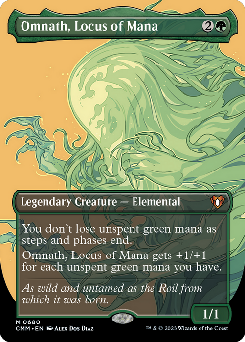 Omnath, Locus of Mana (CMM-680) - Commander Masters (Borderless) - for just $2.44! 