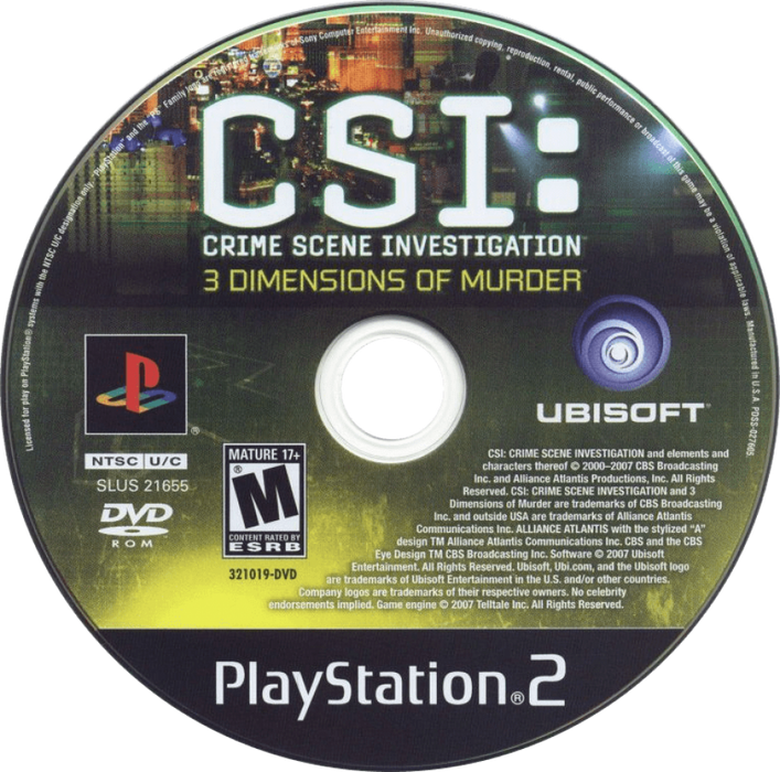 CSI: 3 Dimensions of Murder – PlayStation 2 (PS2) - for just $4.99! 