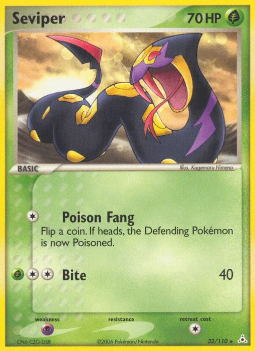 Seviper (32/110) [EX: Holon Phantoms] - for just $0.70! 
