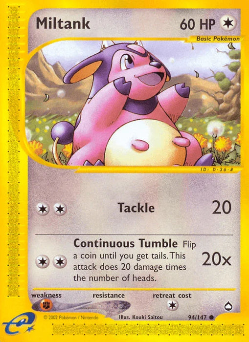 Miltank (94/147) [Aquapolis] - for just $2.15! 
