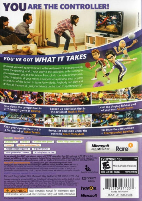 Kinect Sports — Xbox 360 (X360) - for just $3.99! 
