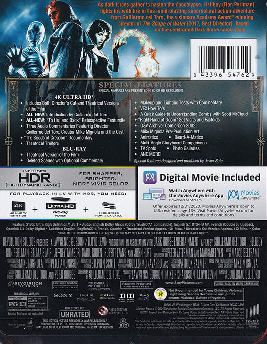 Hellboy - Exclusive Steelbook Edition (4K Ultra HD + Blu-ray + Digital) - for just $27.99! 
