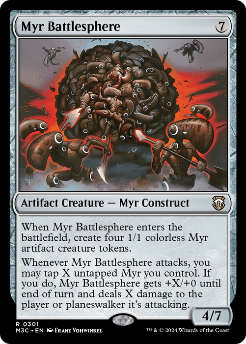 Myr Battlesphere [Modern Horizons 3 Commander] - Just $0.15! Shop now at Retro Gaming of Denver