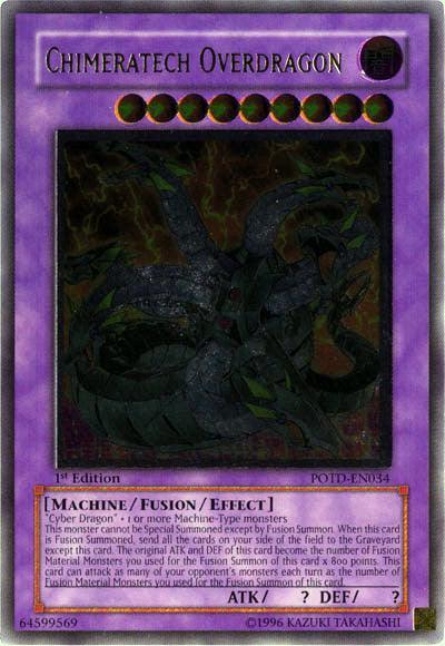 Chimeratech Overdragon [POTD-EN034] Ultimate Rare - for just $41! 