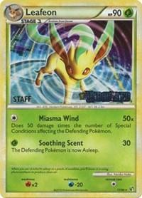 Leafeon (17/90) (Prerelease Promo) [Staff] [Nintendo: Black Star Promos] - for just $160! 