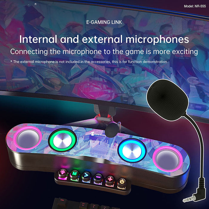 Desktop Colorful Gaming Bluetooth Speaker with LED - for just $110.80! 