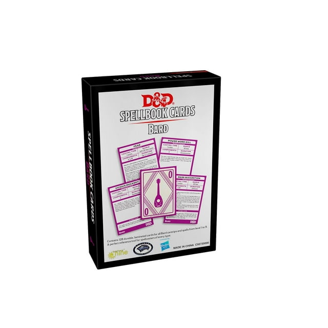 D&D Spellbook Cards: Bard - for just $16.99! 