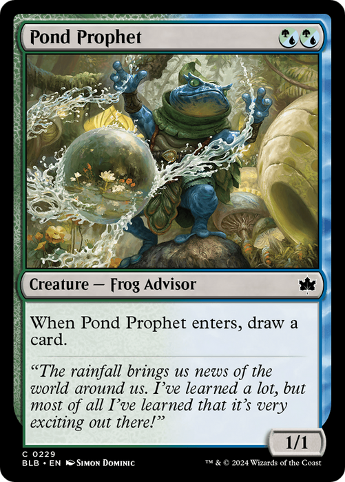 Pond Prophet (BLB-229) - Bloomburrow - for just $0.09! 