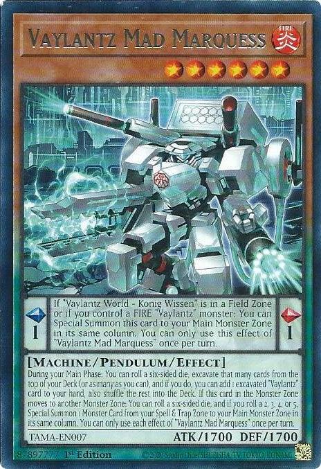 Vaylantz Mad Marquess [TAMA-EN007] Rare - for just $0.10! 