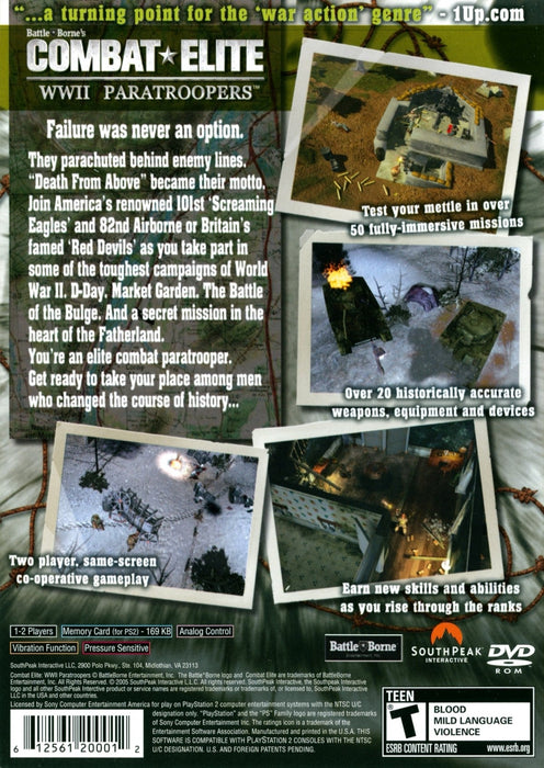 Combat Elite: WWII Paratroopers – PlayStation 2 (PS2) - for just $7.99! 