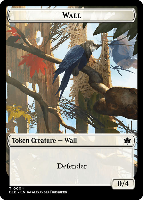 Wall Token [Bloomburrow Tokens] - Just $0.20! Shop now at Retro Gaming of Denver