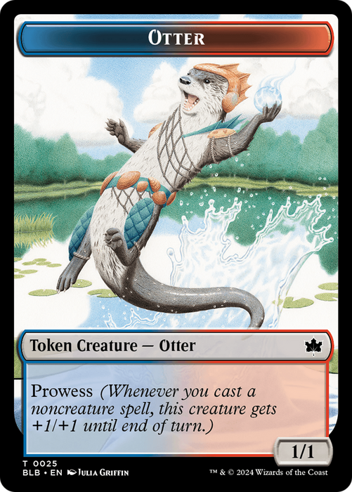 Otter // Copy Double-Sided Token [Bloomburrow Tokens] - for just $0.20! 