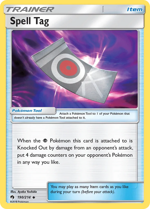 Spell Tag (190/214) [Sun & Moon: Lost Thunder] - for just $0.20! 