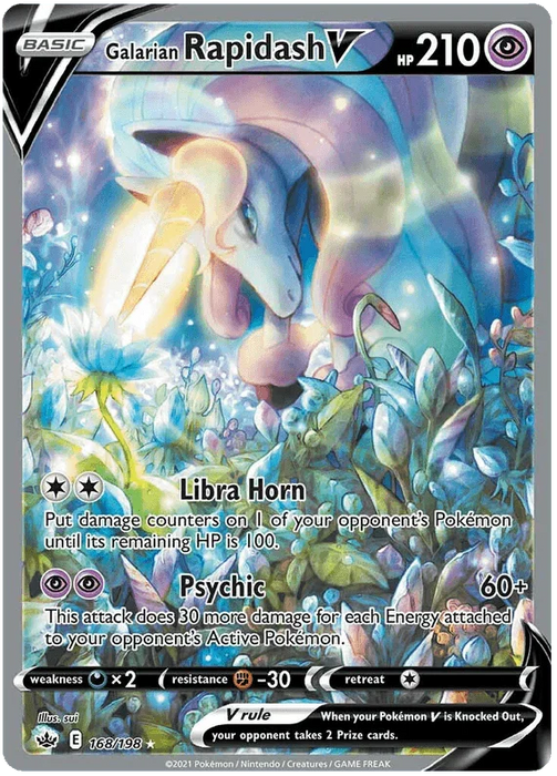 Galarian Rapidash V (168/198) [Sword & Shield: Chilling Reign] - for just $35.20! 