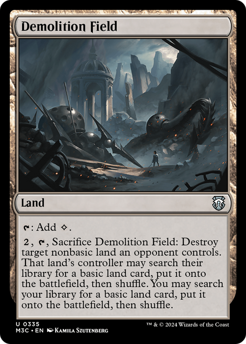 Demolition Field (M3C-335) - Modern Horizons 3 Commander - for just $0.11! 