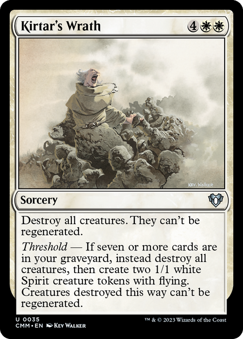 Kirtar's Wrath (CMM-035) - Commander Masters - for just $0.03! 