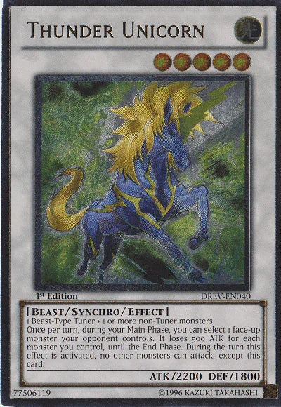 Thunder Unicorn [DREV-EN040] Ultimate Rare - for just $1.40! 