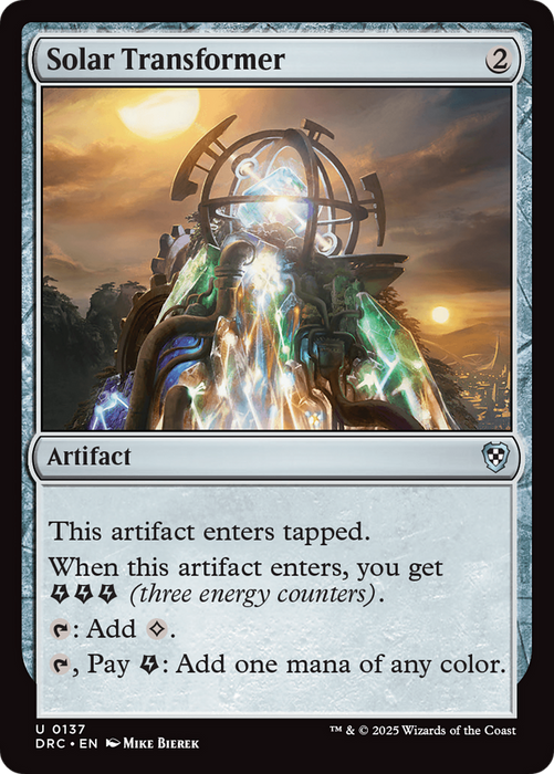 Solar Transformer (DRC-137) - Commander: Aetherdrift - for just $0.09! 