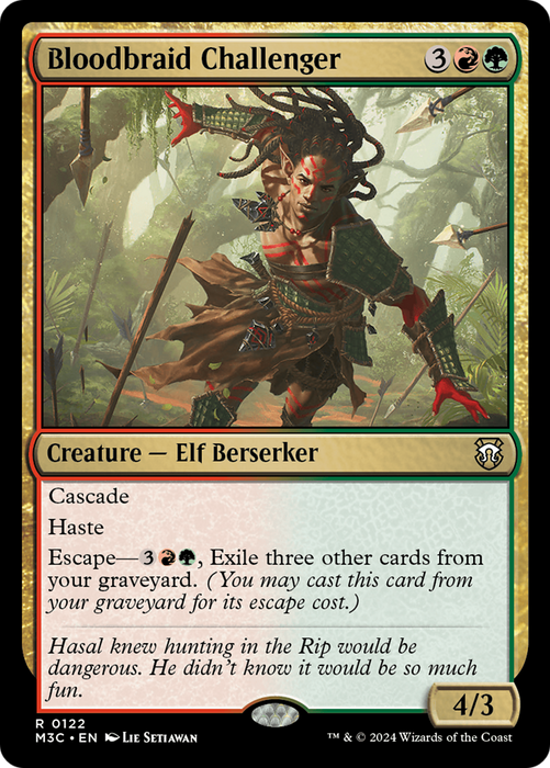 Bloodbraid Challenger (M3C-122) - Modern Horizons 3 Commander - for just $0.09! 