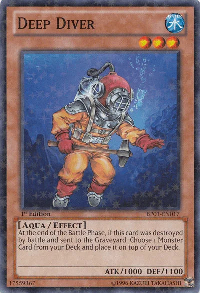 Deep Diver [BP01-EN017] Starfoil Rare - for just $0.30! 