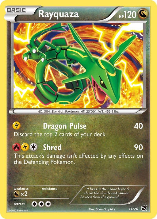 Rayquaza (11/20) (Blister Exclusive) [Black & White: Dragon Vault] - for just $35.50! 