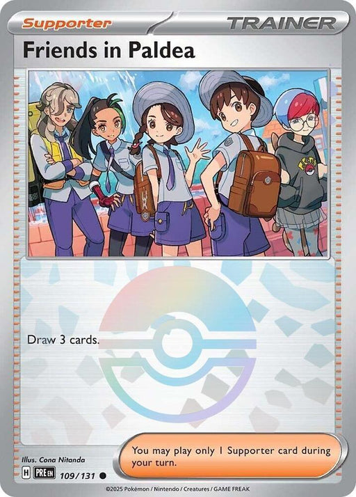 Friends in Paldea (109/131) (Poke Ball Pattern) [Scarlet & Violet: Prismatic Evolutions] - for just $0.10! 