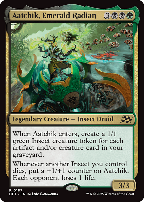 Aatchik, Emerald Radian (DFT-187) - Aetherdrift - for just $0.07! 
