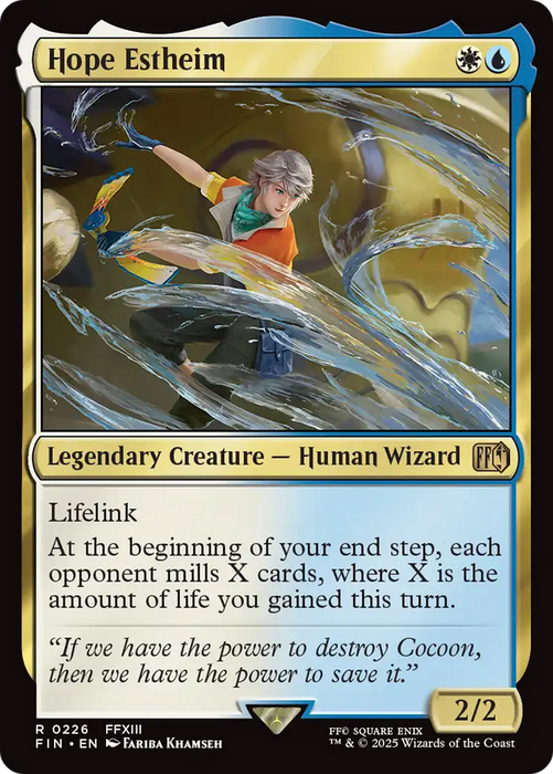 Hope Estheim (FIN-226) - FINAL FANTASY Foil - for just $0.12! 