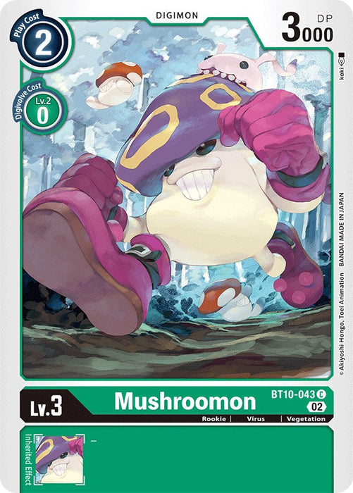 Mushroomon [BT10-043] [Xros Encounter] - Just $0.09! Shop now at Retro Gaming of Denver