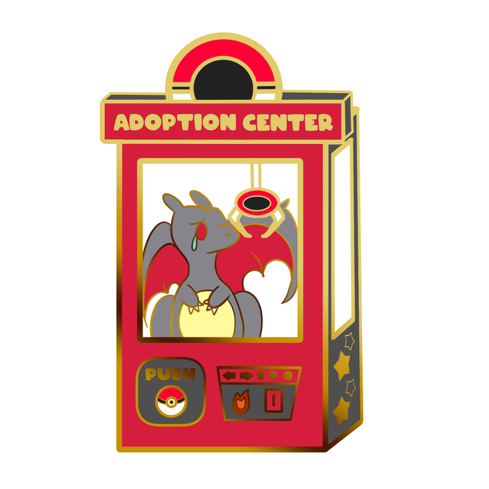 Pokemon: Shiny Charzaird Adoption Center Enamel Pin - for just $12! 