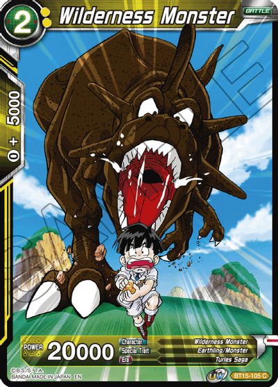 Wilderness Monster (BT15-105) [Saiyan Showdown] - for just $0.10! 