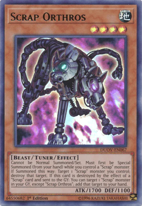 Scrap Orthros [DUOV-EN067] Ultra Rare - for just $0.10! 